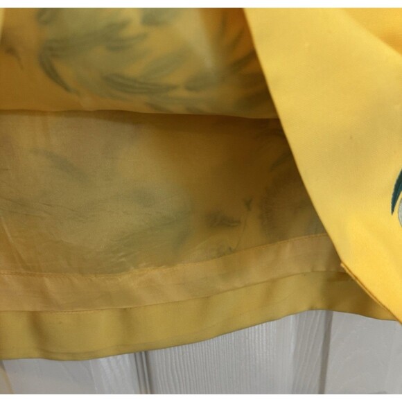 Carlisle Collection Designer Skirt Sz 8 Silk Embroidered Tapestry Multicolor - Picture 9 of 12